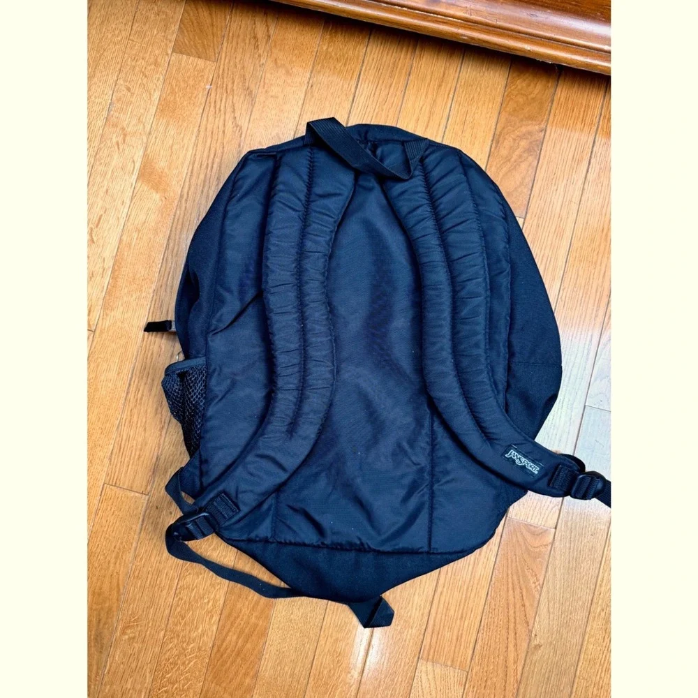 JanSport Big Student Backpack Black Dual Main Compartment School Bag S1400306